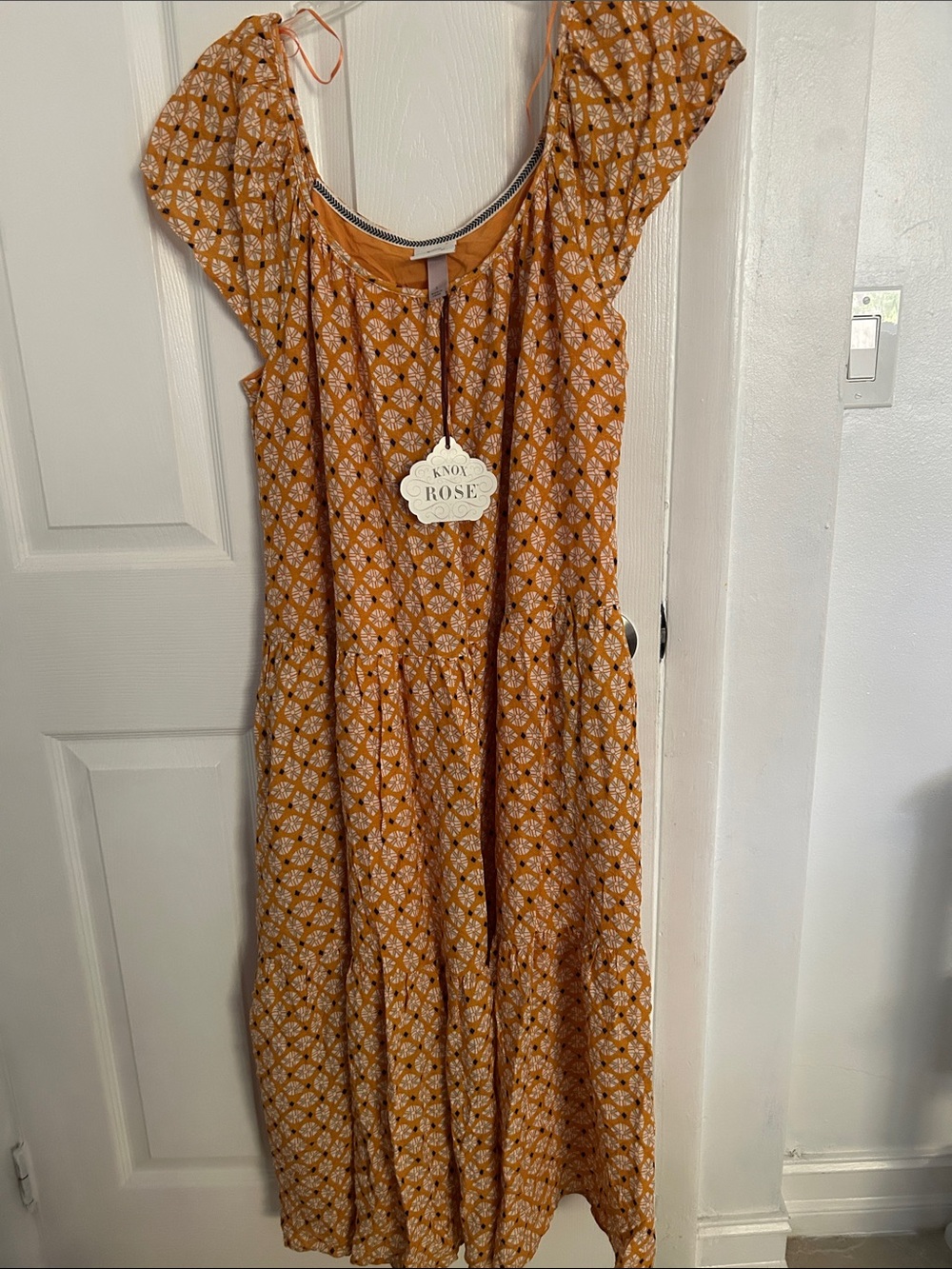 Knox Rose Mustard Floral Maxi Dress